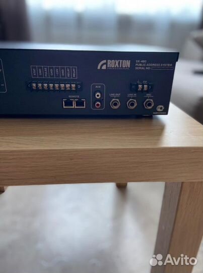 Настольный трансляционный усилитель roxton SX-480