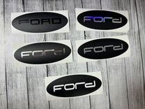 Наклейка на значок эмблему Ford форд