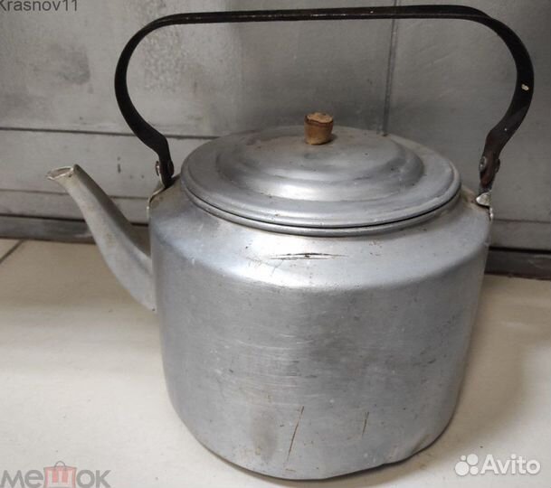 Чайник армейский/походный. Алюминий. 5 л. Клеймо