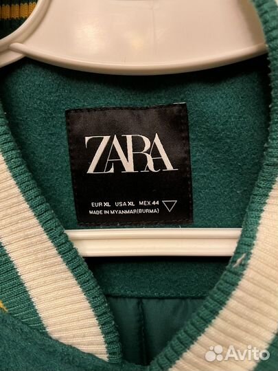 Бомбер zara