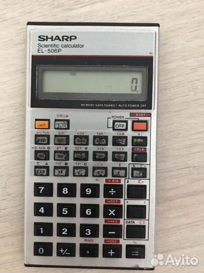 Калькулятор sharp EL-506P