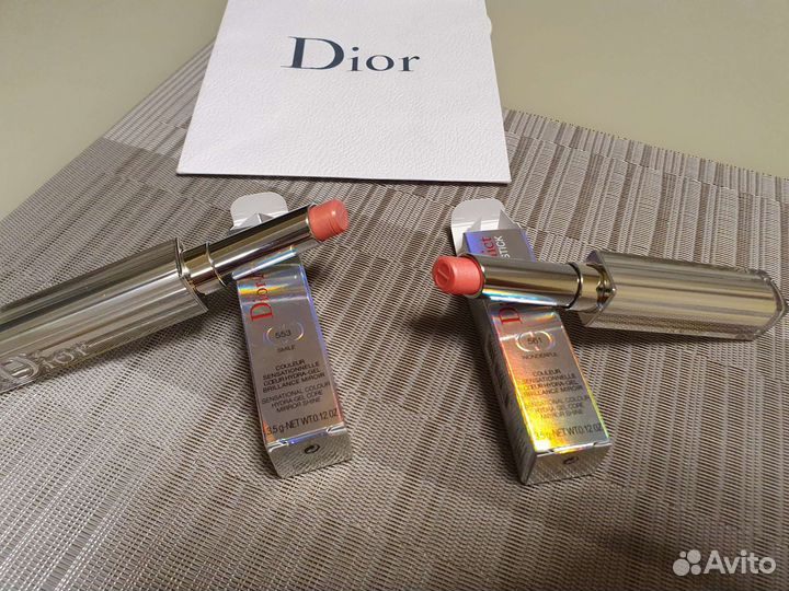 Помада губная Dior mirror shine 561. б/у 2 раза