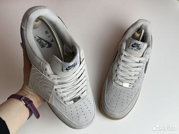 Кроссовки мужские Nike Air Force 1 замшевые 41-46