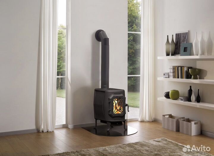 Чугунная печь камин Verona 200