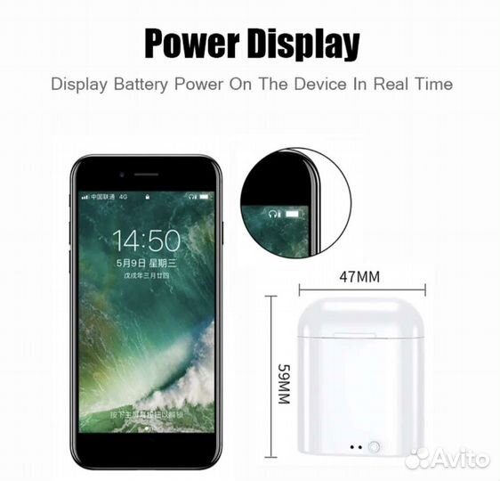 Наушники беспроводные Mini Pods i7s Mini TWS