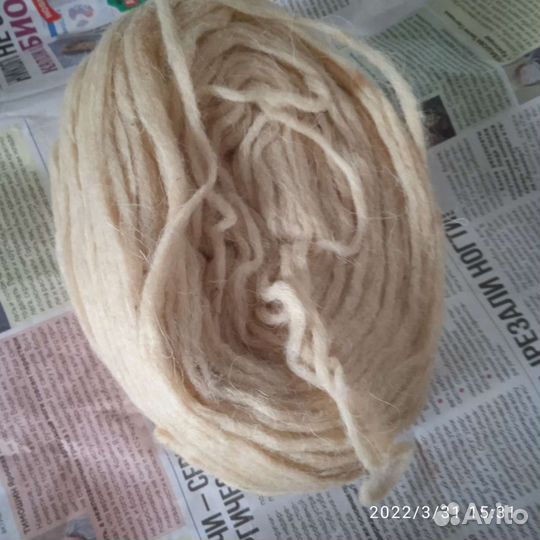 Пряжа Новая шерсть 70 хлопок 30(см.описание)