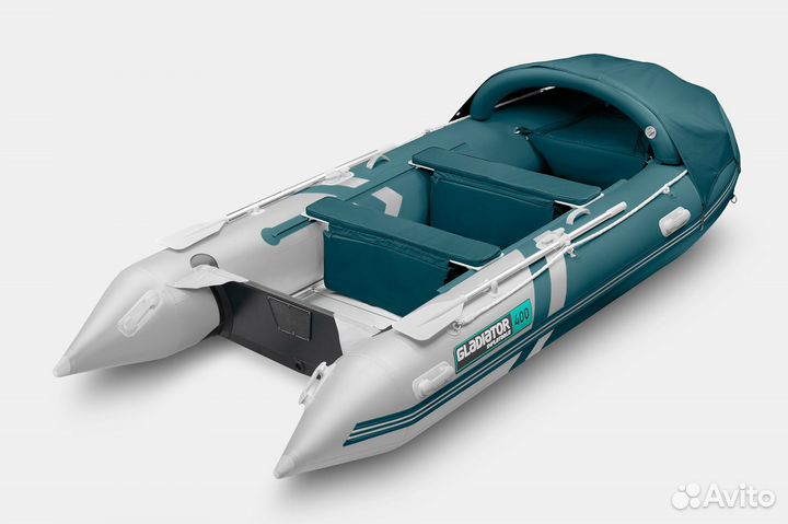 Лодка Пвх Gladiator C 400 AL синяя