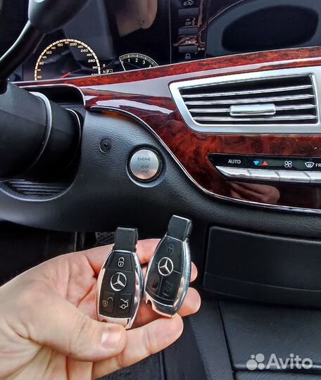 Ключ Mercedes Рыбка с программированием