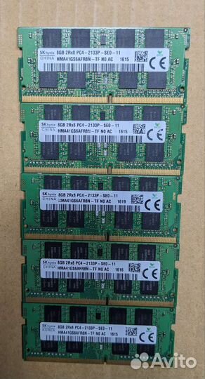 8Gb ddr4 sodimm SK hynyx 2133Mhz