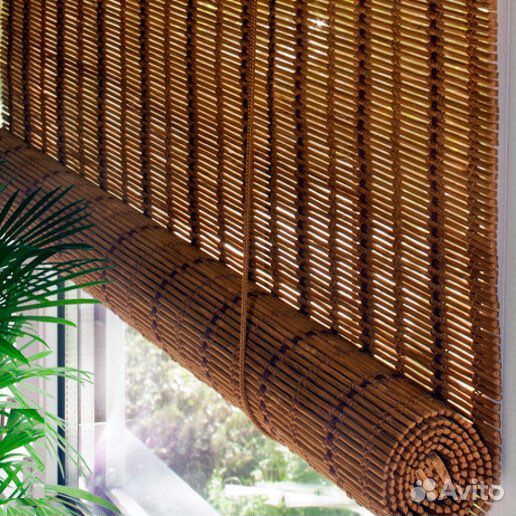 Жалюзи рулонные деревянные 100/160