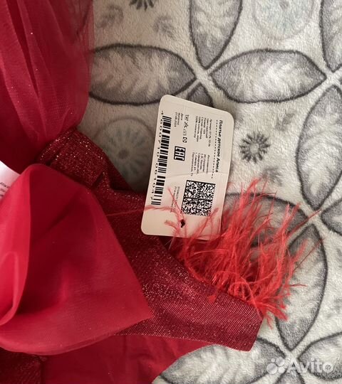 Новое праздничное платье для девочки 92