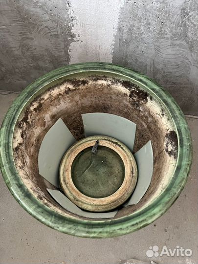 Большой цветочный горшок