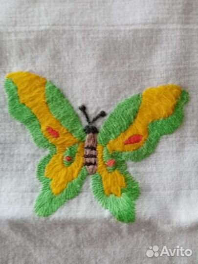 Старинная вышивка. Цветная