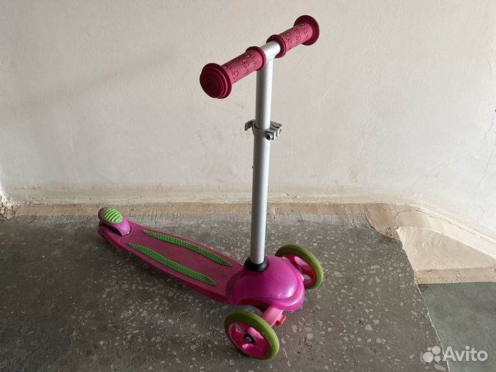 Самокат детский трехколесный бу
