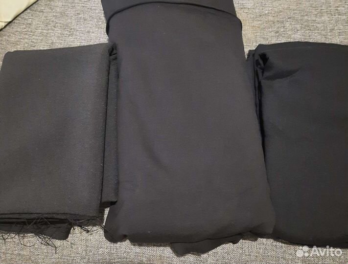 Ткань чёрная