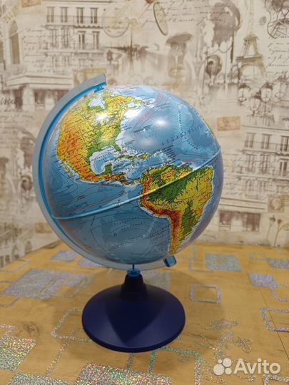 Глобус 25 см диаметр новый