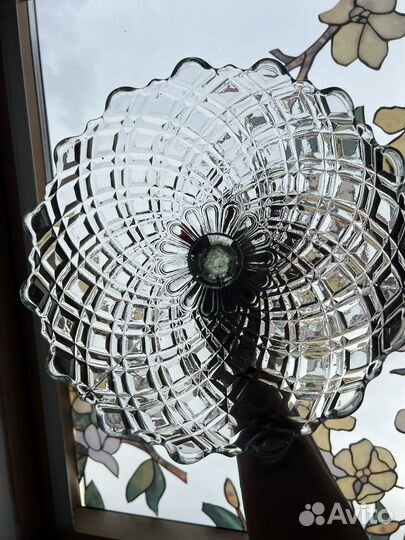 Ваза старинная для фруктов бывш Мальцов.большая