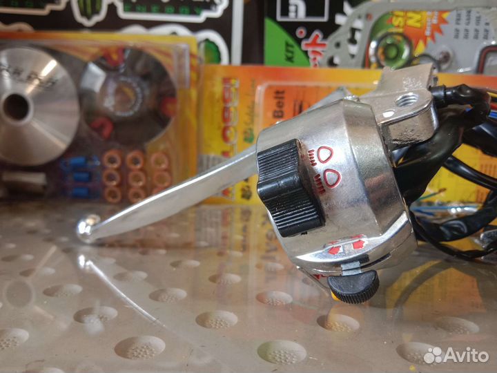 Ручки руля с пультами на мопед