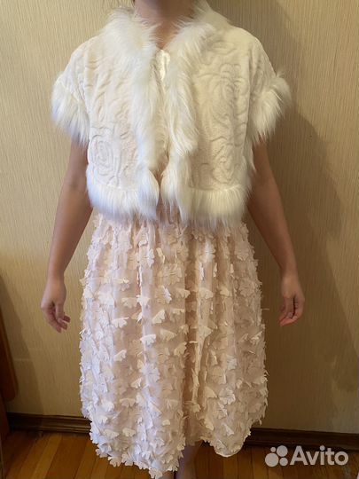 Вечернее платье розовое 42-44