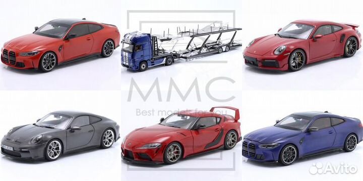 Новинки в масштабе 1/18 и 1/43