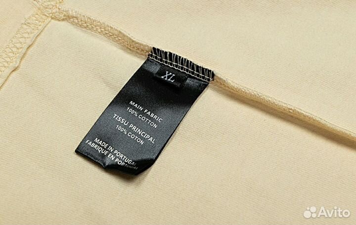 Футболка Vetements Anarchy Gothic Logo Beige