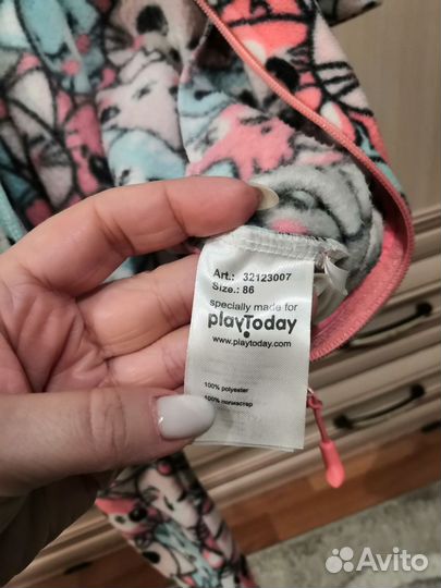 Флисовый комбинезон