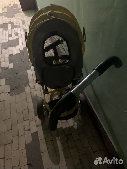 Велосипед коляска с ручкой