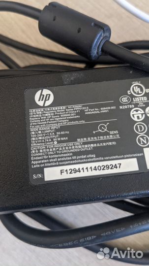 Зарядное для ноутбука hp PPP012H-S 19v / 4.74A
