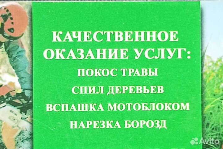 Покос травы, Спил деревьев