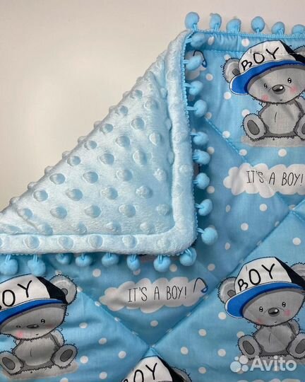 Детское одеяло в кроватку