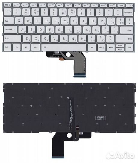 Клавиатура Xiaomi Mi Air 13.3 серебристая