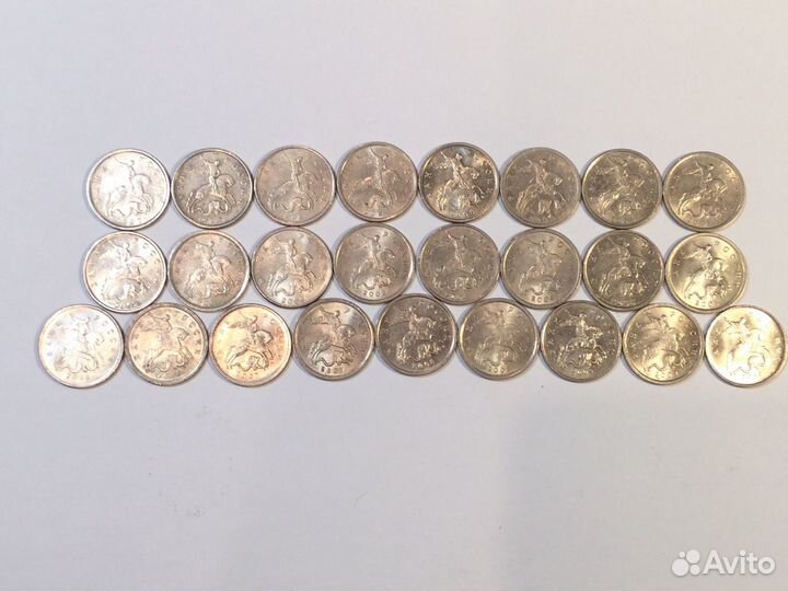 1 и 5 копеек 1997-2014 годов м/сп