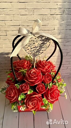 Букет из мыла ручной работы