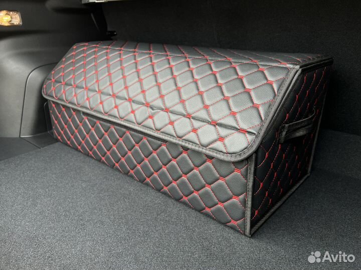 Органайзер большой Черный с красной строчкой