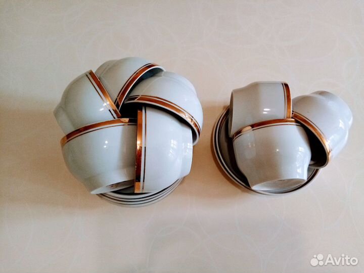 Чайные кофейные пары кружки чашки винтаж СССР