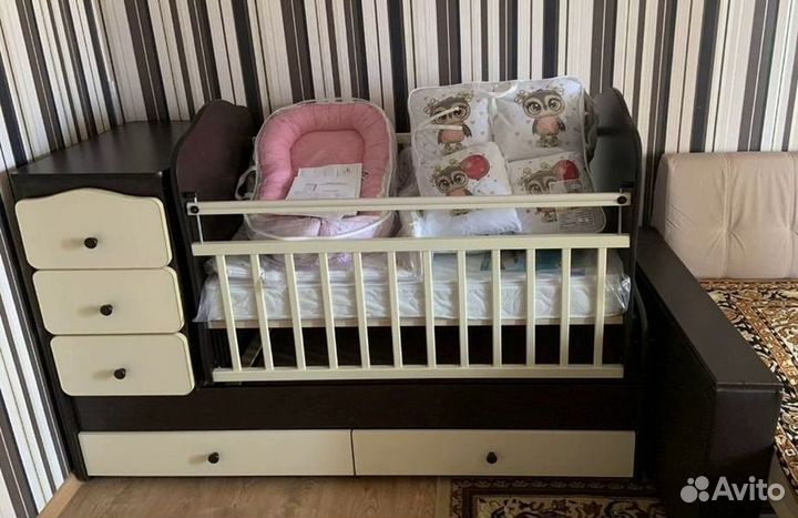 Детская кроватка 3 в 1