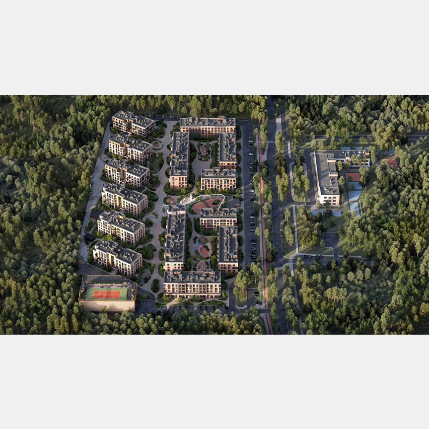 1-к. квартира, 48,6 м², 1/4 эт.