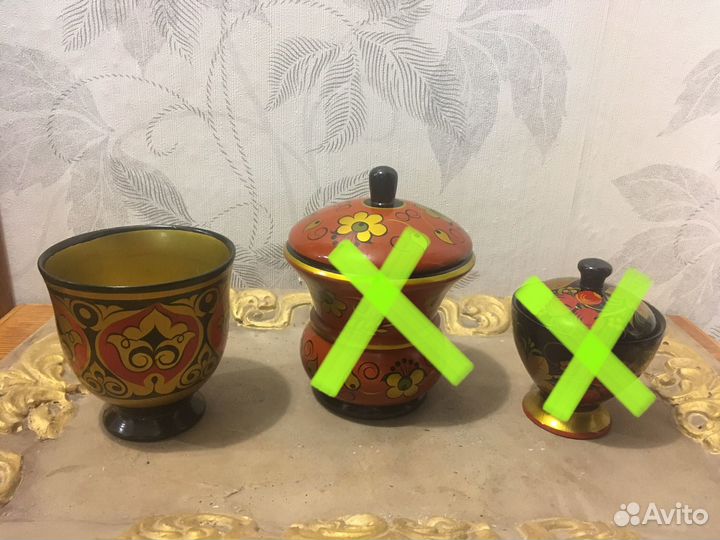 Хохлома посуда