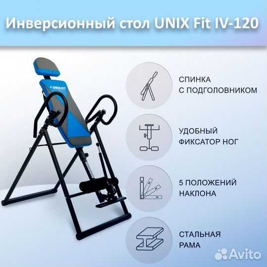 Инверсионный стол unix Fit IV-120 арт.120и.362