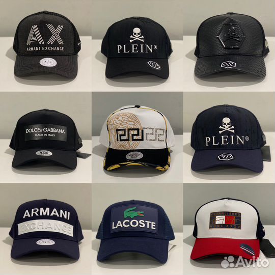 Бейсболка кепка разных брендов (premium)