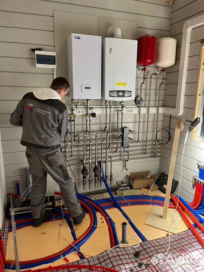 Отопление Водоснабжение Канализация В частном дом