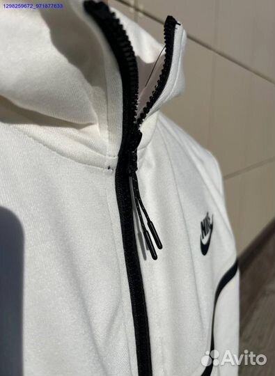 Nike Tech чёрная Зипка (Арт.95599)