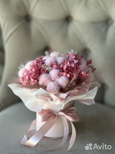 Букеты и комплзиции из стабилизированных цветов