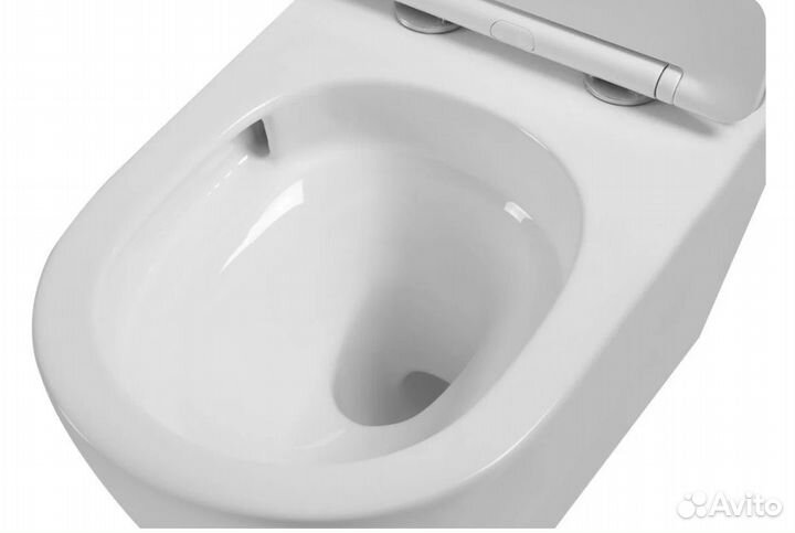 Унитаз подвесной безободковый торнадо