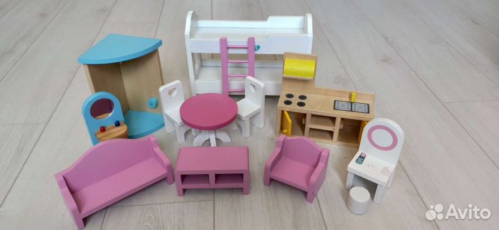 Дом для кукол Demi Star с аксессуарами 14 шт