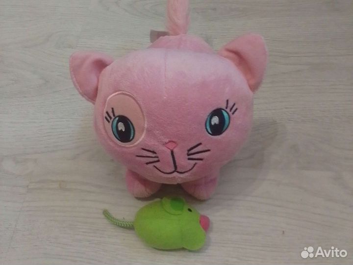 Интерактивные игрушки-котенок, щенок и кубик