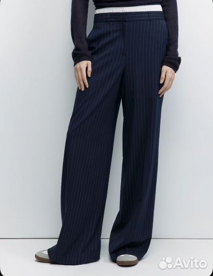 Брюки в полоску befree