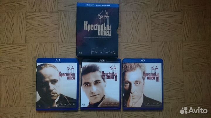 Blu-Ray. DVD. Крестный Отец, Аватар и др