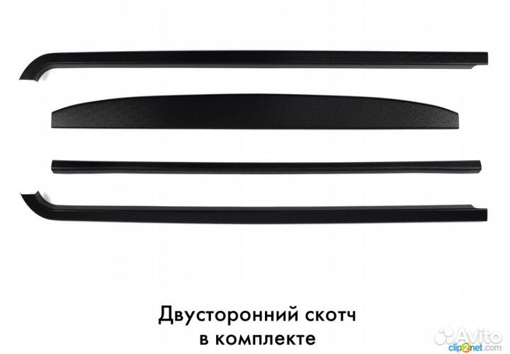 Накладки на борта для А/М great wall poer, комплек