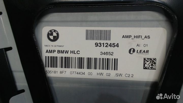 Усилитель звука BMW 3 F30, 2014